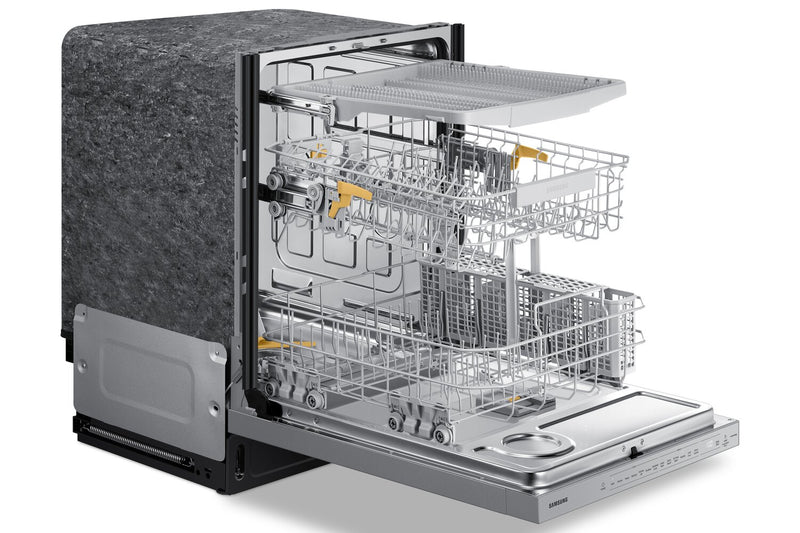 Lave-vaisselle encastré Samsung à 44 dBA de 24 po avec commandes sur le dessus et 3e panier - DW80B6060US/AC