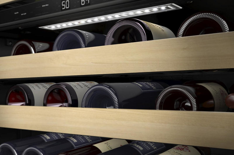 Réfrigérateur à vin KitchenAid de 5 pi³ et de 24 po sous le comptoir - panneau personnalisable - KUWL214KPA