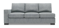  Sofa-lit de gauche Track de la collection Sofa Lab - Luna Pewter 