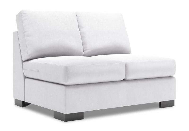 Causeuse sans accoudoirs Track de la collection Sofa Lab - Pax Ice