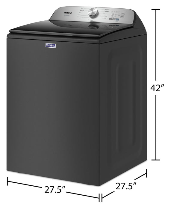 Laveuse Maytag à chargement par le haut Pet Pro de 5,4 pi³ - noir volcan - MVW6500MBK