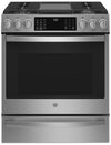 Cuisinière intelligente à gaz Profile de 5,6 pi³ avec convection européenne véritable - acier inoxydable résistant aux traces de doigts - PCGS930YPFS