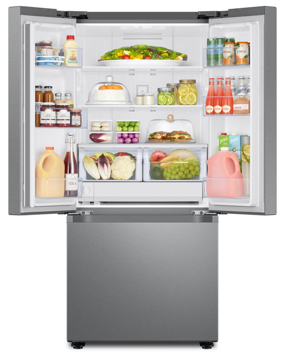 Réfrigérateur Samsung de 22,1 pi³ et de 30 po à portes françaises - acier inoxydable - RF22A4221SR/AA