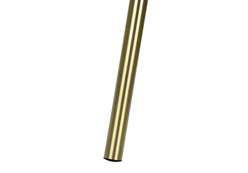 Lampe à pied de type trépied de 63 po en métal doré