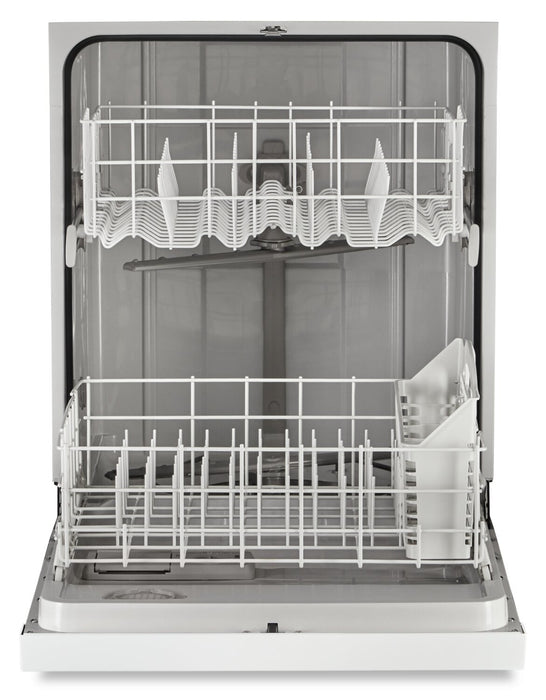 Lave-vaisselle encastré Whirlpool de 24 po et de 57 dBA avec commandes à l’avant - blanc - WDF341PAPW