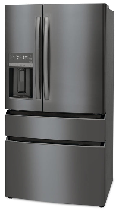 Réfrigérateur Frigidaire Gallery de 21,5 pi³ et de 36 po de profondeur comptoir à 4 portes françaises - acier inoxydable noir Smudge-ProofMD - GRMC2273CD