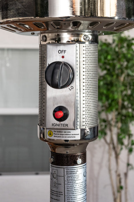 Radiateur au propane Bond bronze brossé pour la terrasse - 52156