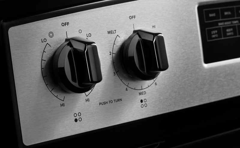 Cuisinière électrique Amana de 4,8 pi³ avec autonettoyage - acier inoxydable - YAER6603SMS