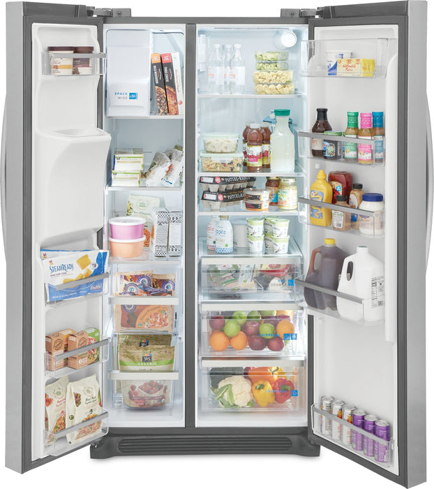 Réfrigérateur Frigidaire Gallery de 22,3 pi³ et de 36,1 po de profondeur comptoir à compartiments juxtaposés - acier inoxydable Smudge-ProofMD - GRSC2352AF