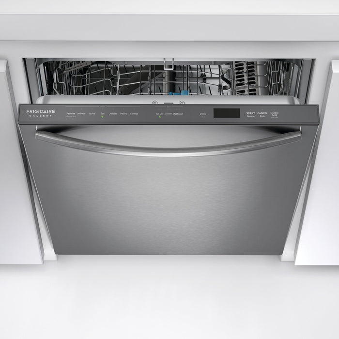 Lave-vaisselle encastré Frigidaire Gallery de 24 po et de 47 dBA avec commandes sur le dessus - acier inoxydable Smudge-ProofMC - GDSH4715AF 