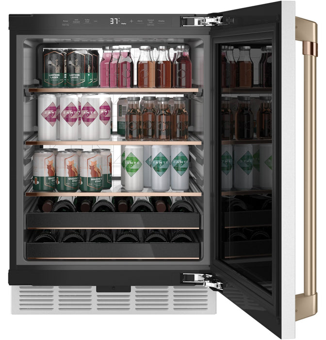 Réfrigérateur Café de 5,1 pi³ et de 24 po avec zone de boissons Beverage CenterMC - blanc - CCP06BP4PW2