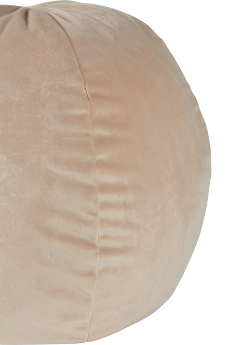 Coussin décoratif pouf - beige