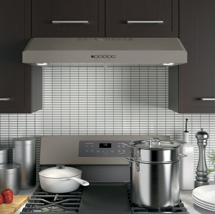 Hotte de cuisinière sous l'armoire GE de 30 po – JVX5300EJESC