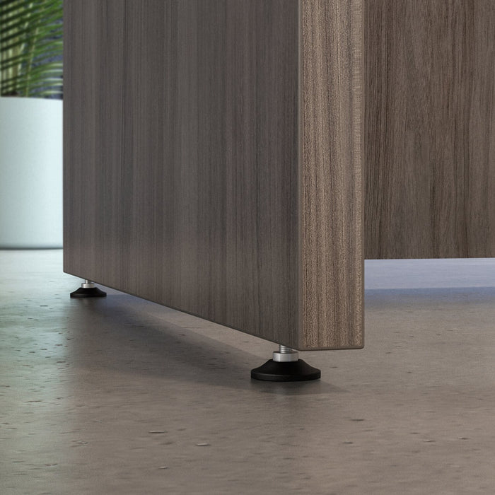 Retour pour bureau Affirm de 45,16 po de qualité commerciale - orme Hudson