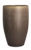 Vase moyen brun