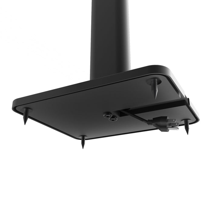 Support sur pied pour haut-parleur étagère Kanto SP32PL de 32 po de hauteur avec gestion des câbles
