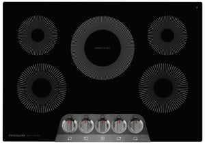 Surface de cuisson électrique Frigidaire Gallery de 30 po à 5 éléments - acier inoxydable noir - GCCE3070AD