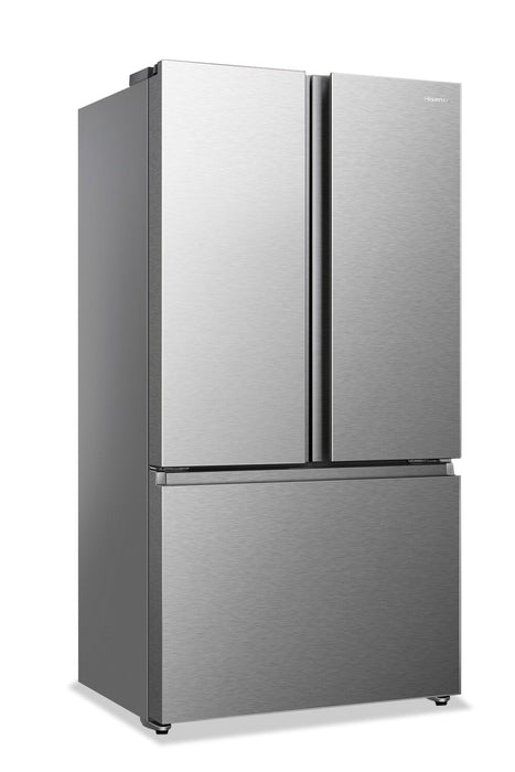 Réfrigérateur Hisense de 22,5 pi³ et de 36 po à portes françaises - acier inoxydable - RF225A3CSE