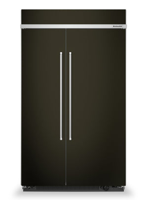 Réfrigérateur encastré KitchenAid de 30 pi³ à compartiments juxtaposés - KBSN708MBS