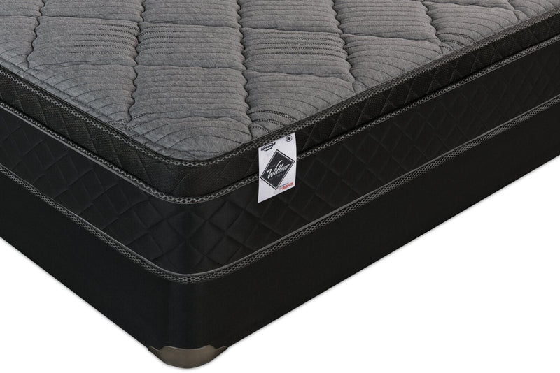 Ensemble matelas à Euro-plateau à profil bas dans une boîte Aspen de Springwall pour lit double