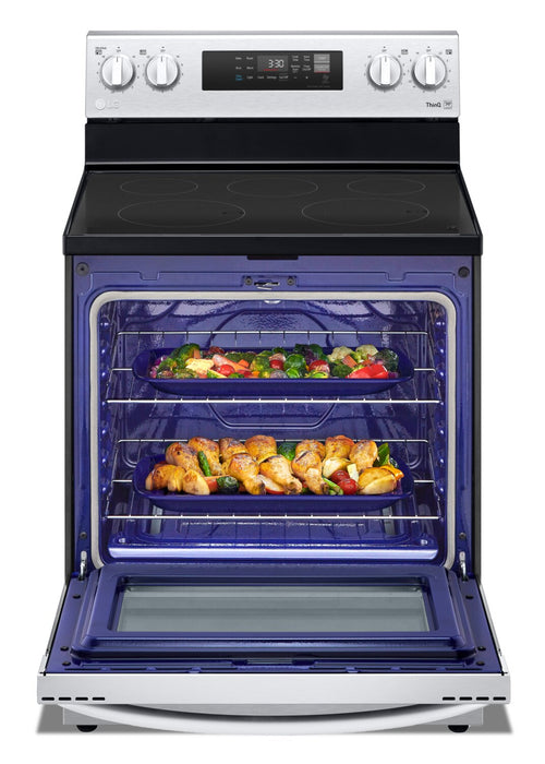Cuisinière intelligente électrique LG de 6,3 pi³ avec EasyCleanMD - acier inoxydable - LREL6321S