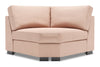 Fauteuil courbé en coin Track de la collection Sofa Lab - Pax Rose