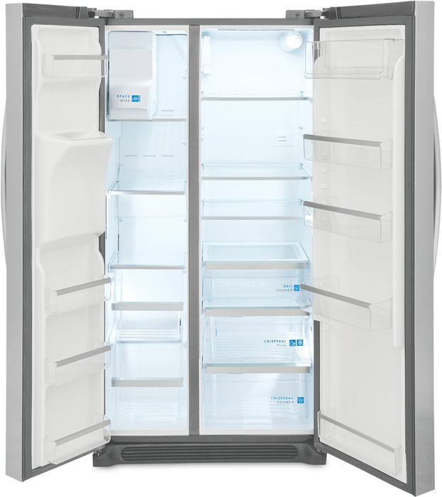 Réfrigérateur Frigidaire Gallery de 22,3 pi³ et de 36,1 po de profondeur comptoir à compartiments juxtaposés - acier inoxydable Smudge-ProofMD - GRSC2352AF