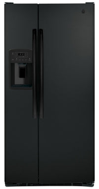  Réfrigérateur GE de 23 pi3 à compartiments juxtaposés - GSS23GGPBB 