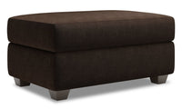  Pouf de rangement The Trunk de Sofa Lab de 39 po fabriqué au Canada en tissu de chenille - brun Luxury Chocolate 