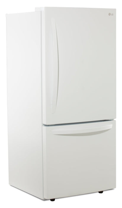 Réfrigérateur LG de 22 pi³ et de 30 po à congélateur inférieur - blanc - LRDNS2200W
