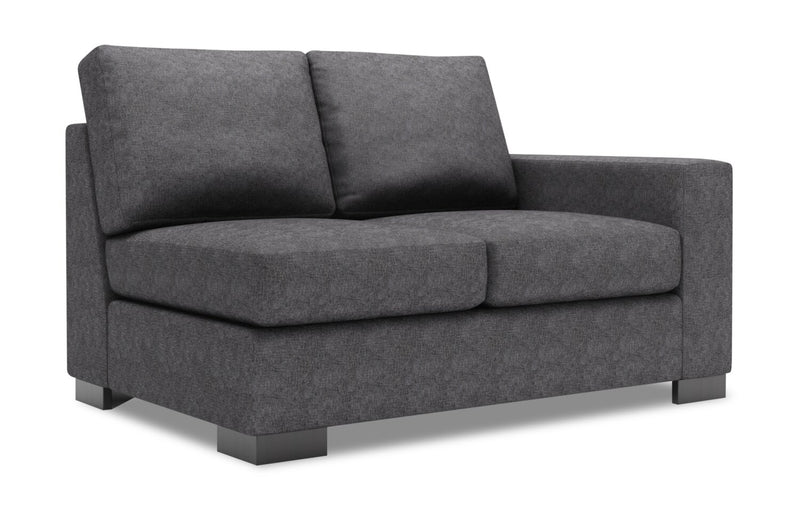 Causeuse de droite Track de la collection Sofa Lab - Luxury Charcoal