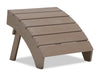 Pouf Bask pour la terrasse à l’extérieur - plastique à haute densité, résistant aux rayons UV et aux intempéries - taupe