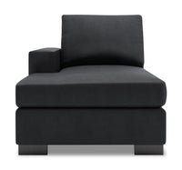  Fauteuil long de droite Track de la collection Sofa Lab - Pax Pepper 