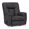 Fauteuil berçant et inclinable Design à mon image de 35,5 po en tissu d’apparence cuir - gris ardoise Ranger