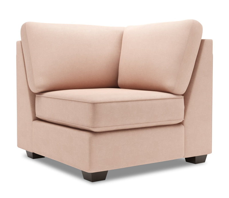 Fauteuil carré en coin Roll de la collection Sofa Lab - Pax Rose
