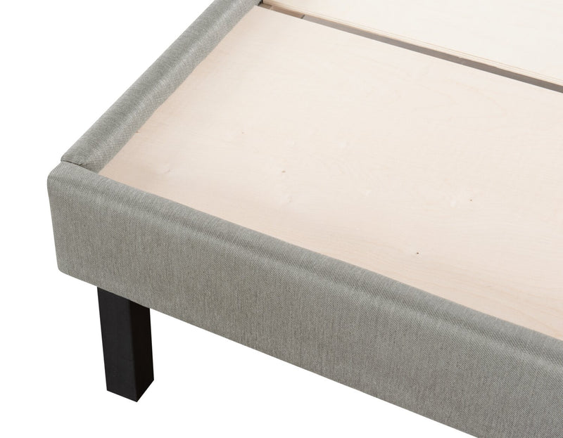 Base plateforme Breeze pour lit simple - gris clair