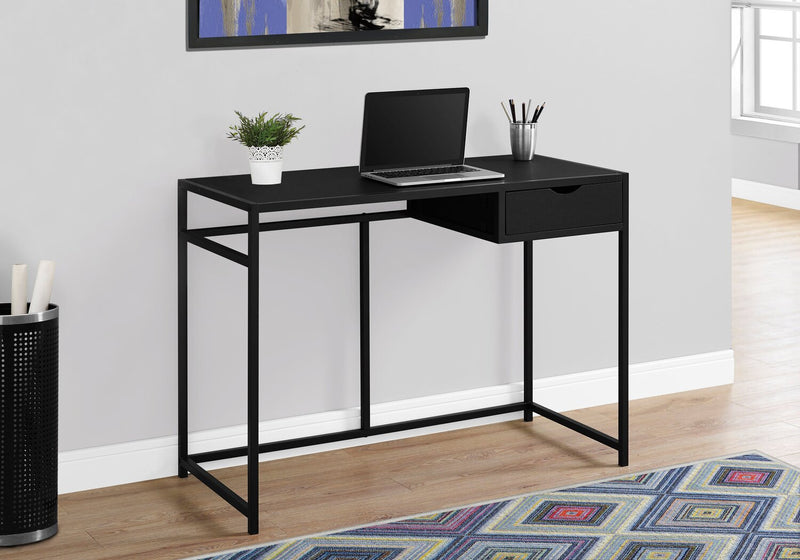 Bureau Everly de 42,25 po avec tiroir - noir