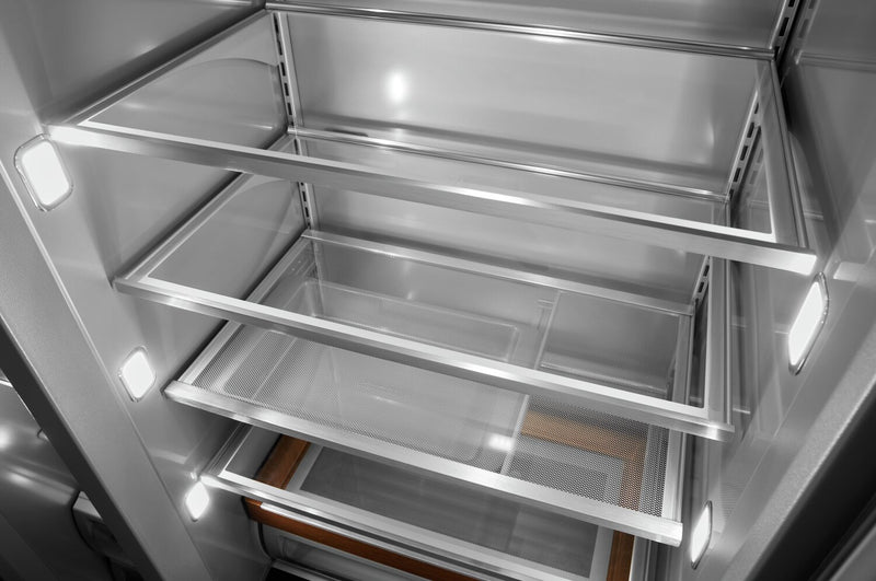 Réfrigérateur KitchenAid de 30 pi³ et de 48 po à compartiments juxtaposés - acier inoxydable avec fini PrintShieldMC - KBSN708MPS