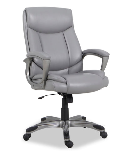 Sealy® Cyrus 25.8" Office Chair - Grey|Chaise de bureau Cyrus de SealyMD de 25,8 po - grise