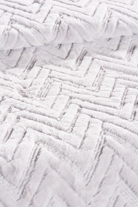 Ensemble d'édredon Tilda 3 pièces pour très grand lit - gris