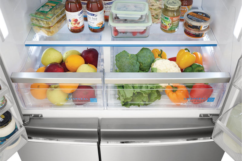 Réfrigérateur Frigidaire Gallery de 21,5 pi³ et de 36 po de profondeur comptoir à 4 portes - acier inoxydable Smudge-ProofMD - GRQC2255BF