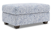  Pouf de rangement The Trunk de Sofa Lab de 39 po fabriqué au Canada en tissu - Cadet multicolore 