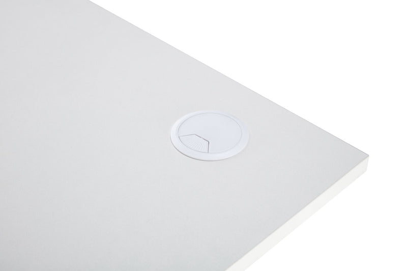 Bureau relevable Carson de 47,2 po à deux moteurs - blanc mat