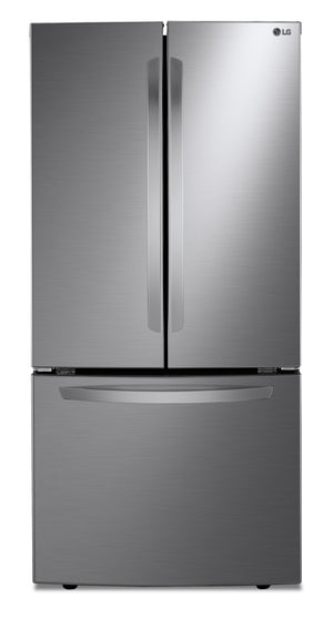 Réfrigérateur LG de 25,1 pi³ à portes françaises - LRFNS2503V