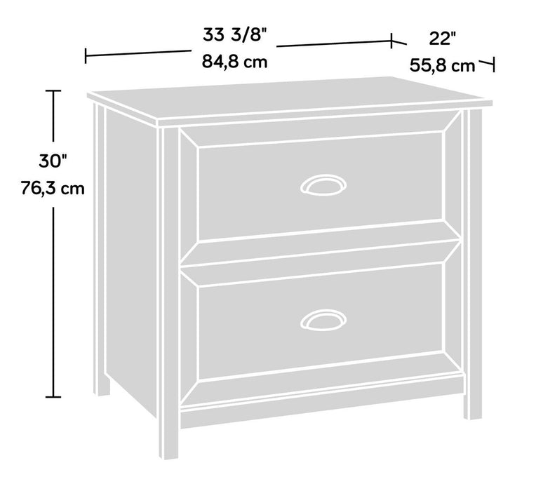 Classeur Cayla de 33,39 po à 2 tiroirs - noir Estate