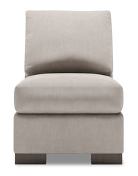 Fauteuil sans accoudoirs Track de la collection Sofa Lab - Pax Slate
