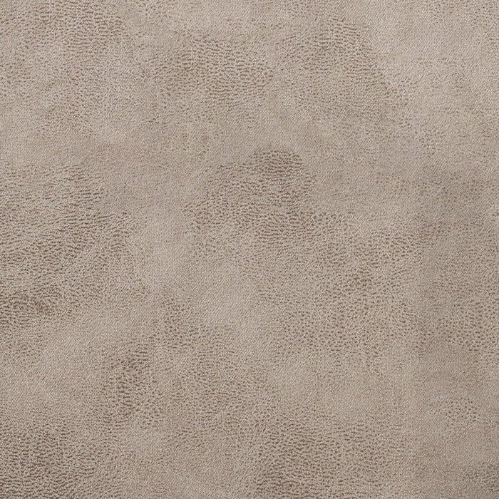 Chaise de salle à manger Heath en tissu de cuir végétalien et en métal - taupe