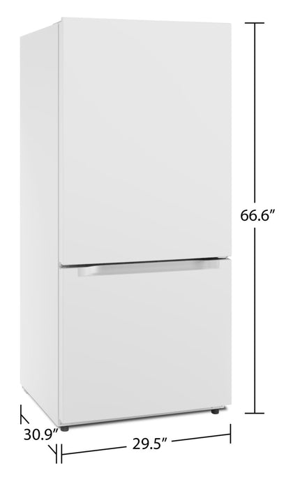 Réfrigérateur Midea de 18,7 pi³ à congélateur inférieur - MRB19B7AWW