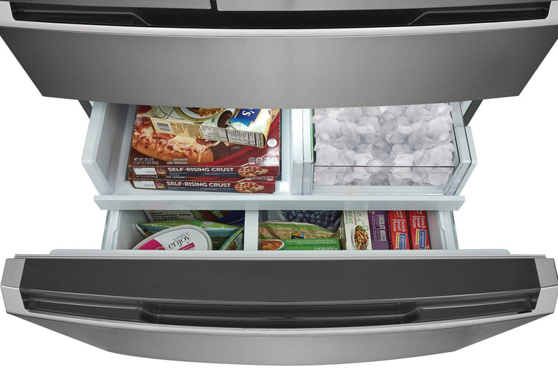 Réfrigérateur Frigidaire Gallery de 22,1 pi³ et de 36 po de profondeur comptoir à 4 portes françaises - acier inoxydable Smudge-ProofMD - GRMG2272CF