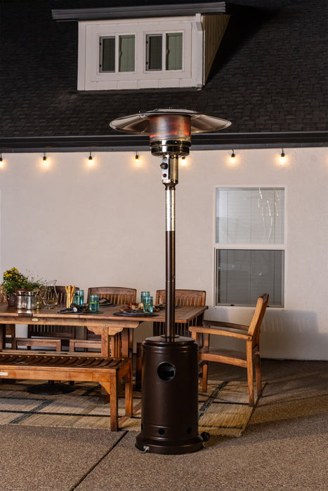 Radiateur au propane Bond bronze brossé pour la terrasse - 52156